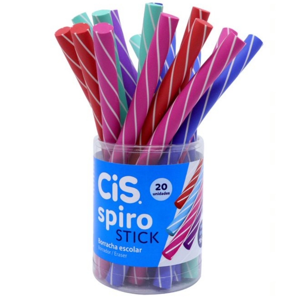 Borracha CIS Spiro Stick Master Paper Papelaria